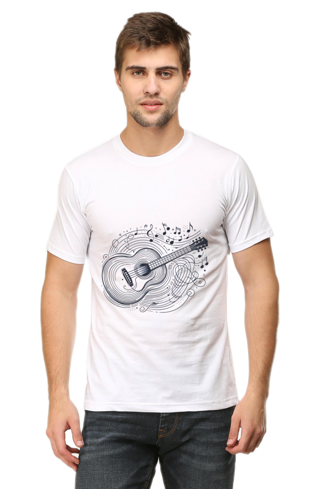 Alive With Music Rounded Neck T-shirt