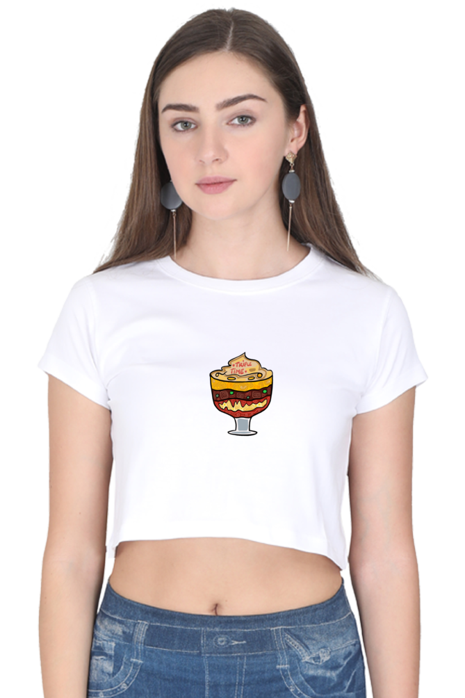 Trifle Time Women's Crop Top T-shirt