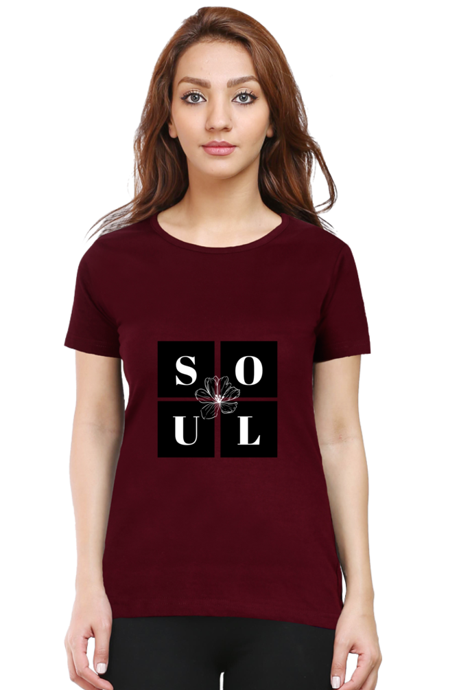 Soul Women's Rounded Neck T-shirt
