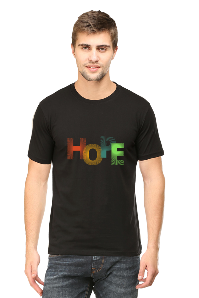 HOPE Men's Rounded Neck T-shirt