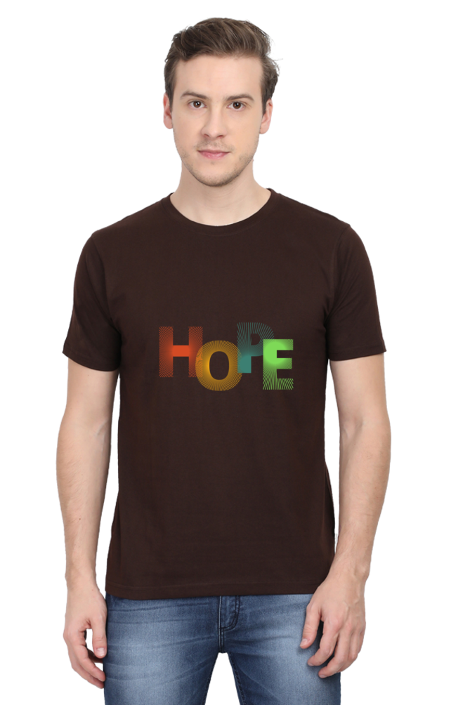 HOPE Men's Rounded Neck T-shirt
