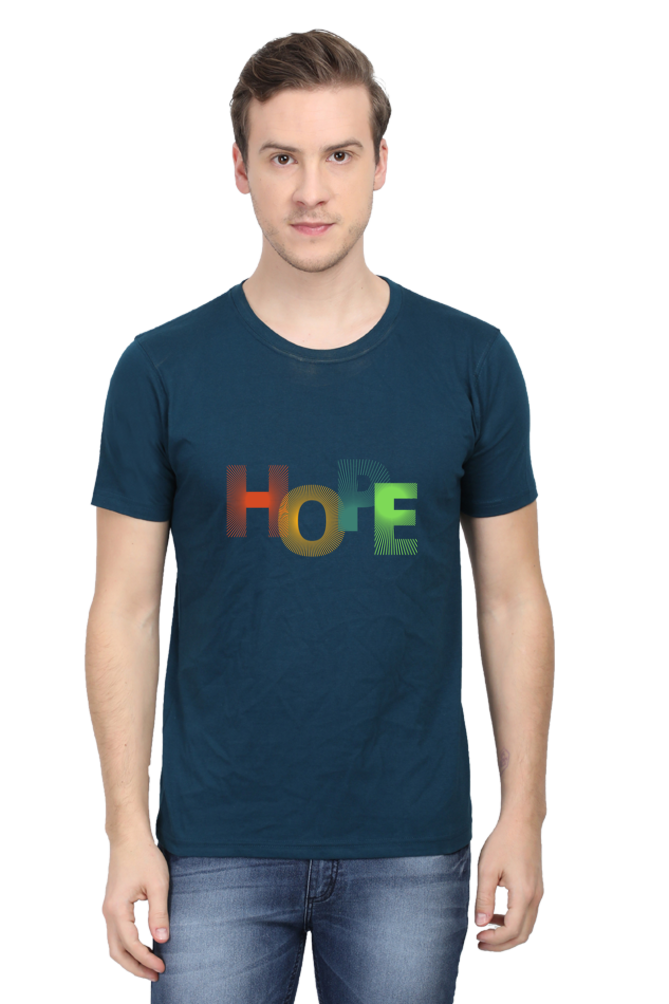 HOPE Men's Rounded Neck T-shirt