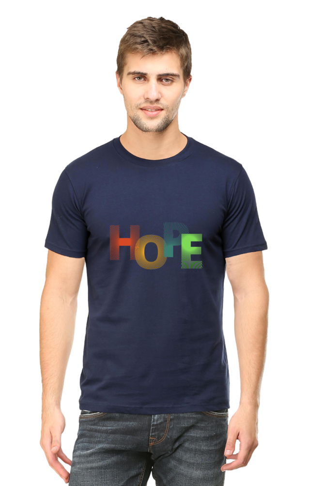 HOPE Men's Rounded Neck T-shirt