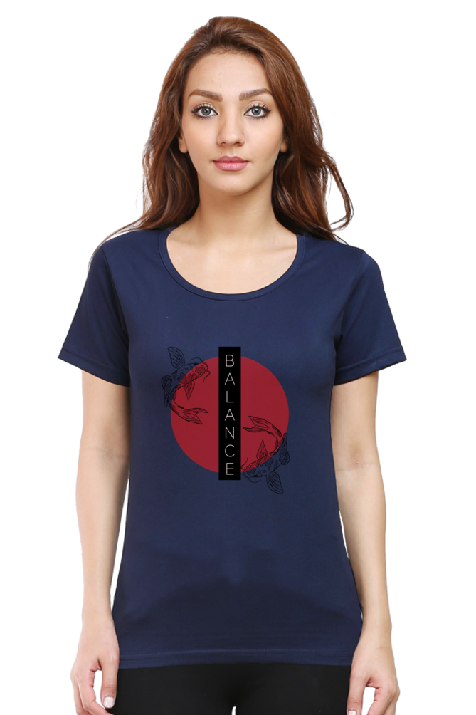 Balance Women's Rounded Neck T-shirt
