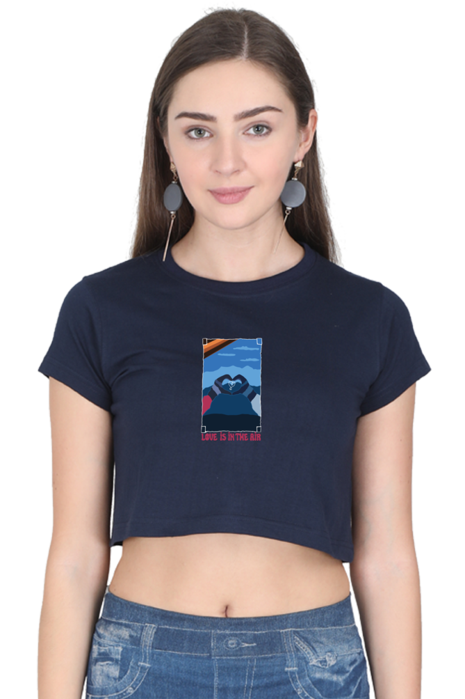 Love is in the Air Women's Crop Top T-shirt