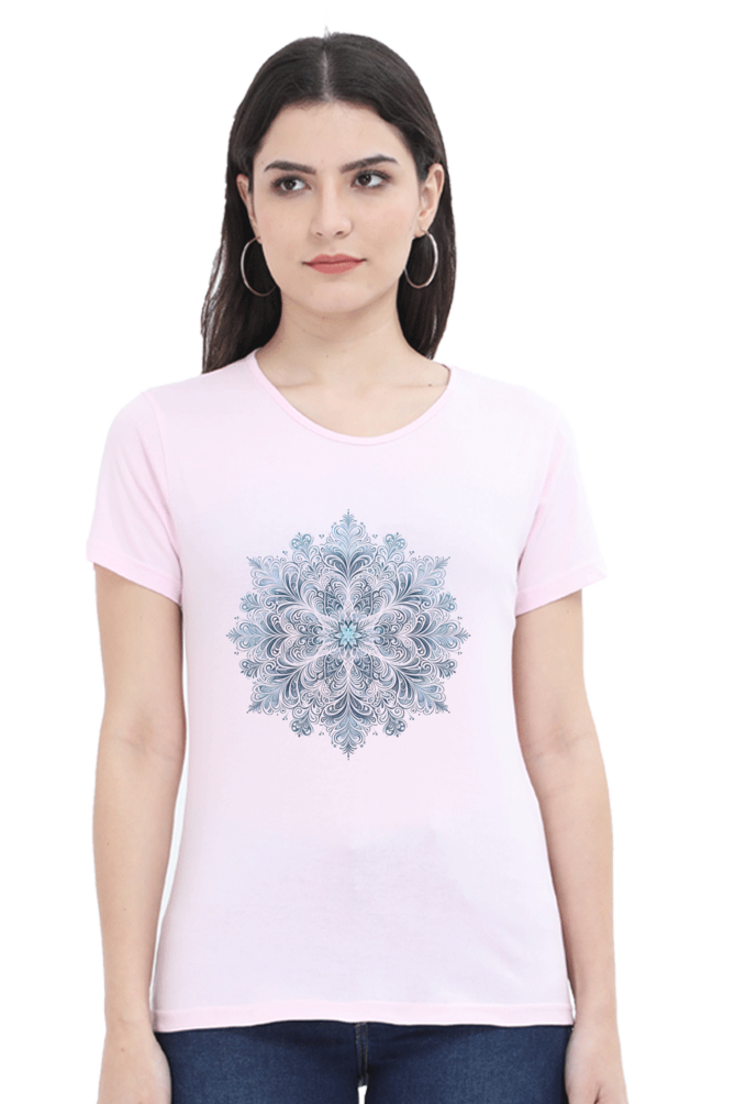 Mandala Vibes Women's Rounded Neck T-shirt