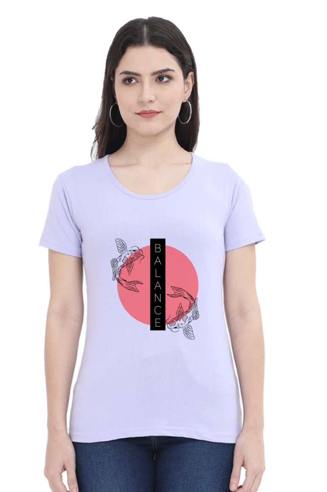 Balance Women's Rounded Neck T-shirt