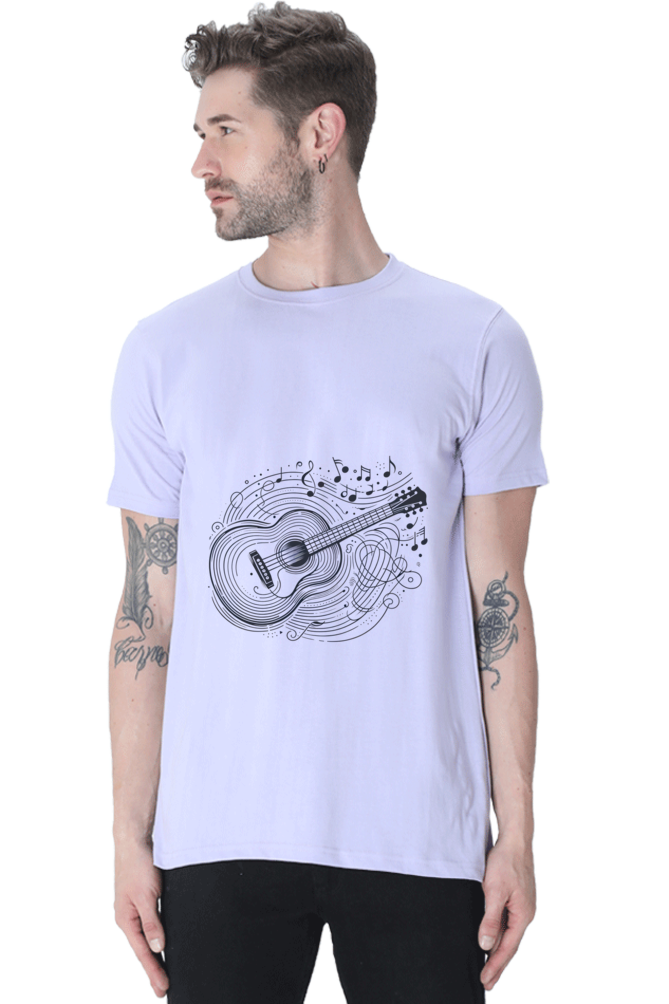 Alive With Music Rounded Neck T-shirt