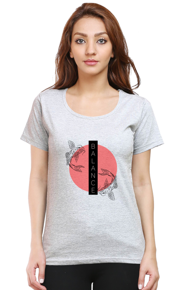 Balance Women's Rounded Neck T-shirt