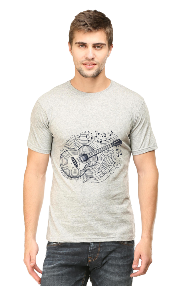 Alive With Music Rounded Neck T-shirt