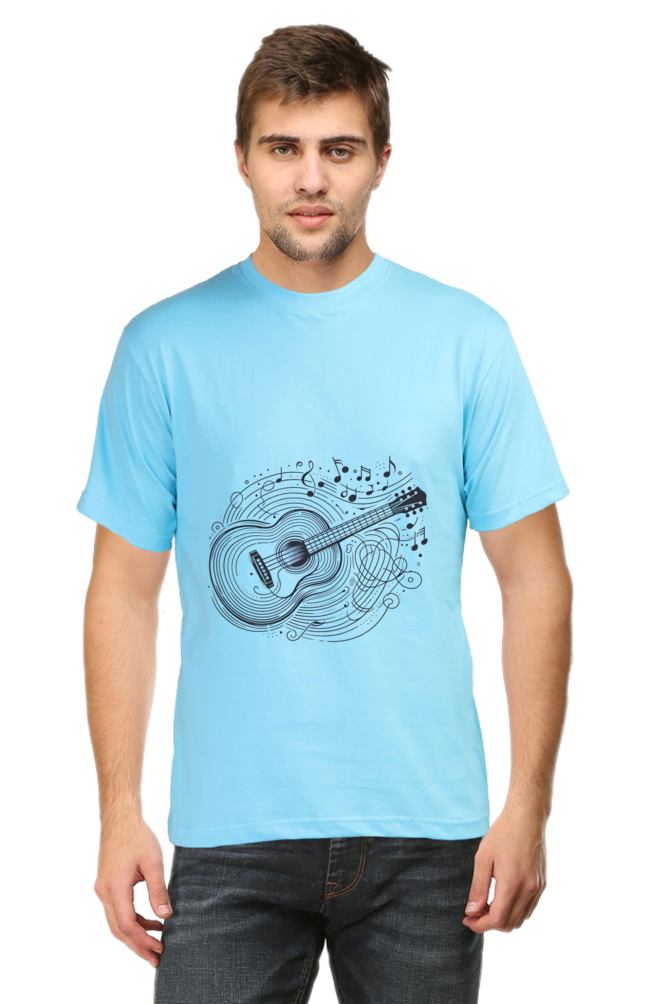 Alive With Music Rounded Neck T-shirt