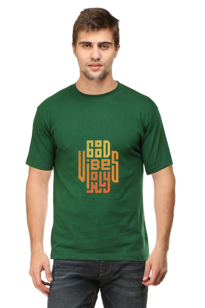 Good Vibes Only Rounded Neck T-shirt
