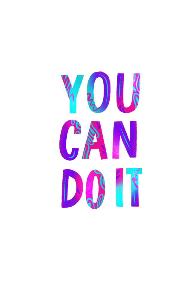 You Can Do It Women's Rounded Neck T-shirt