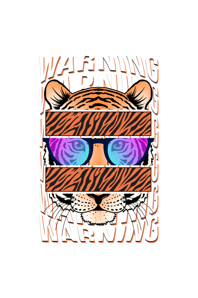 Warning Oversized T-shirt