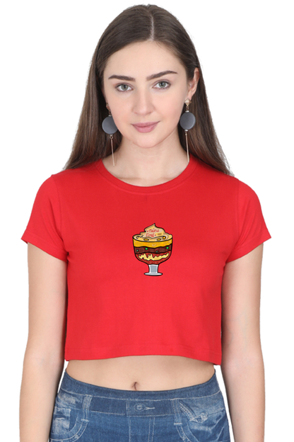 Trifle Time Women's Crop Top T-shirt