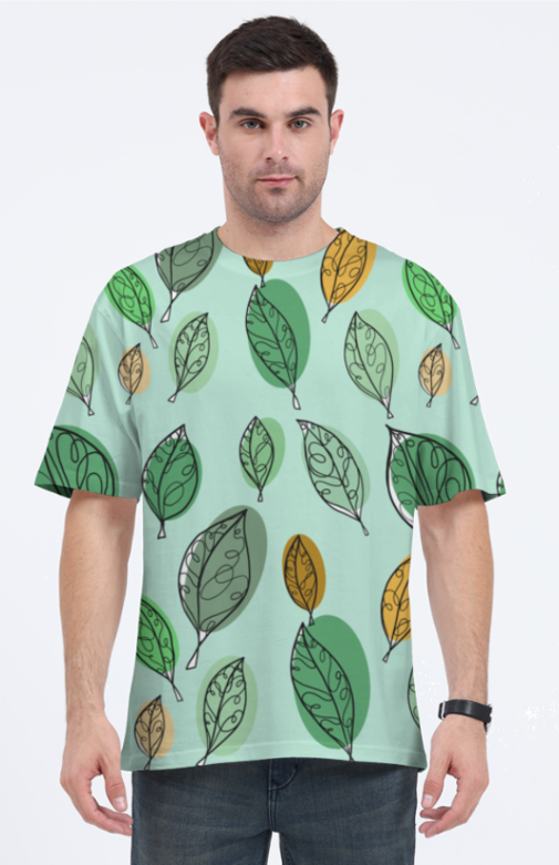 Leaf Falling Oversized T-shirt