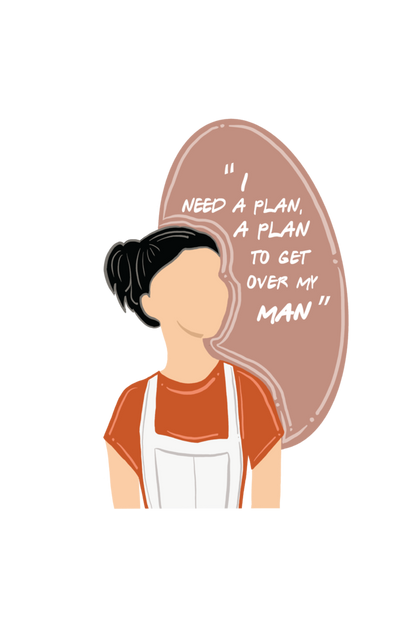 Plan to get over my Man Women's Crop Top T-shirt