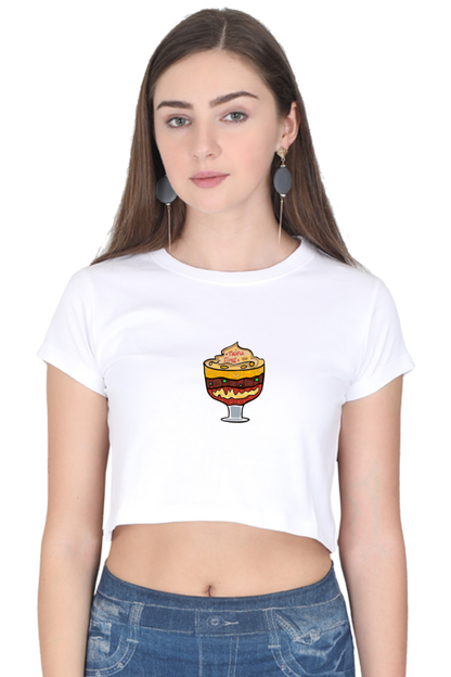 Trifle Time Women's Crop Top T-shirt