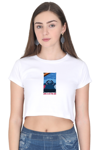 Love is in the Air Women's Crop Top T-shirt