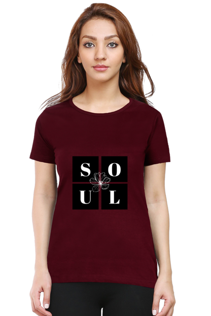 Soul Women's Rounded Neck T-shirt