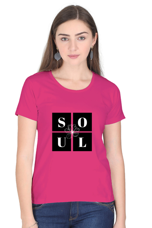 Soul Women's Rounded Neck T-shirt