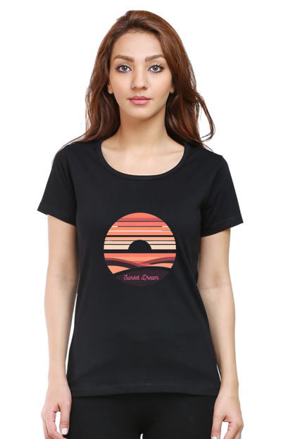 Sunset Dream Women's Rounded Neck T-shirt