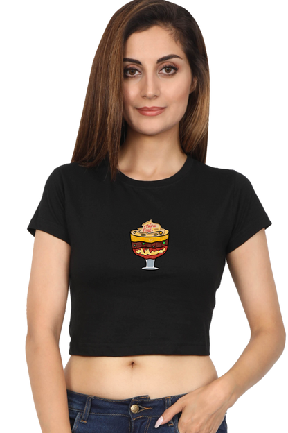 Trifle Time Women's Crop Top T-shirt