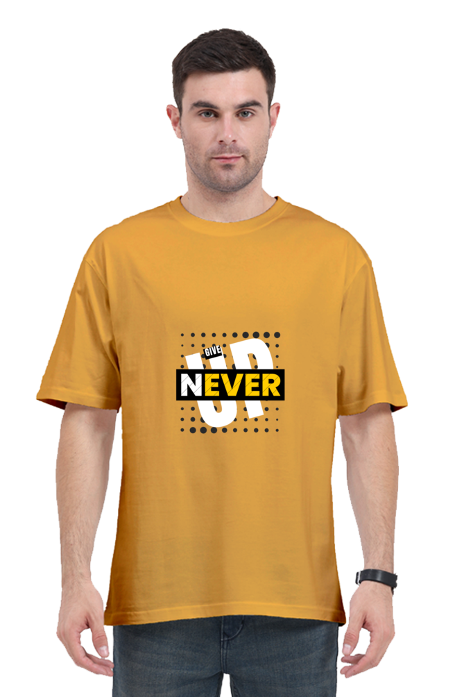 Never Give Up Oversized T-shirt