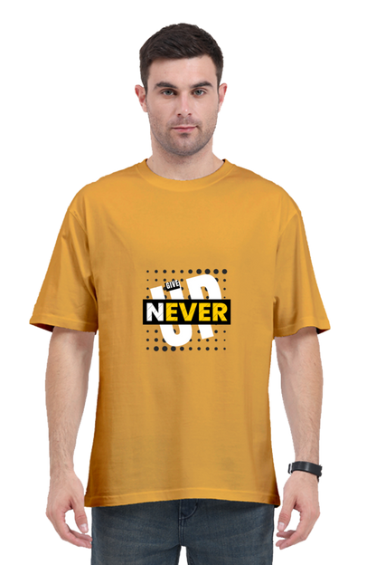 Never Give Up Oversized T-shirt