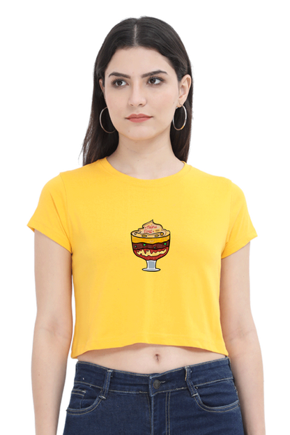 Trifle Time Women's Crop Top T-shirt