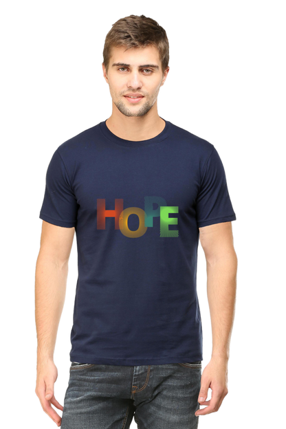 HOPE Men's Rounded Neck T-shirt