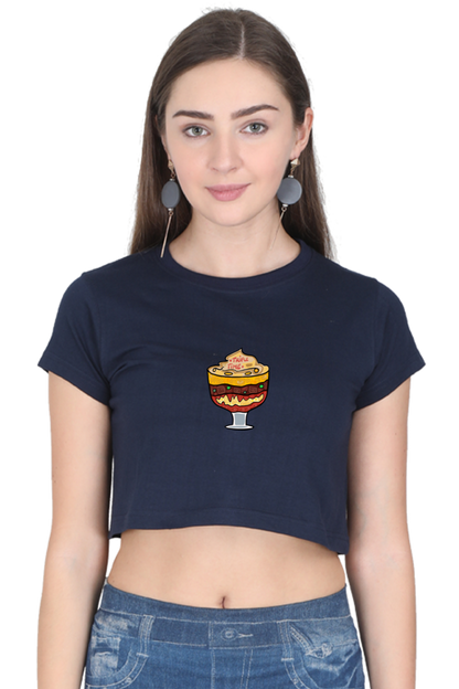 Trifle Time Women's Crop Top T-shirt