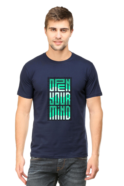 Open Your Mind Men's Rounded Neck T-shirt