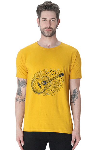 Alive With Music Rounded Neck T-shirt