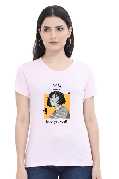 Love Yourself Women's Rounded Neck T-shirt