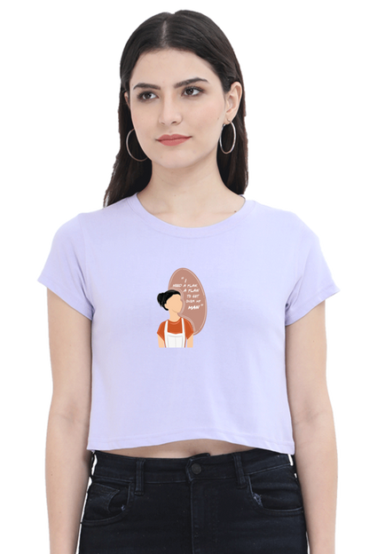 Plan to get over my Man Women's Crop Top T-shirt