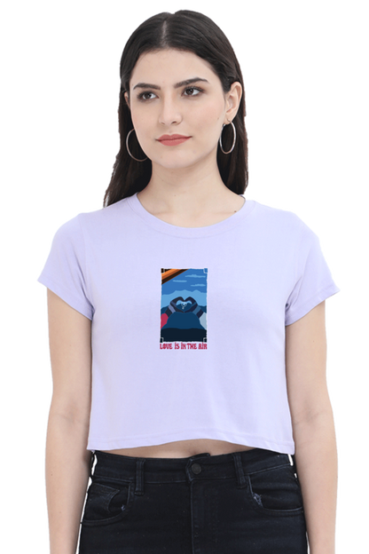 Love is in the Air Women's Crop Top T-shirt