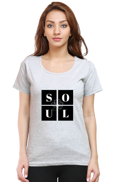 Soul Women's Rounded Neck T-shirt