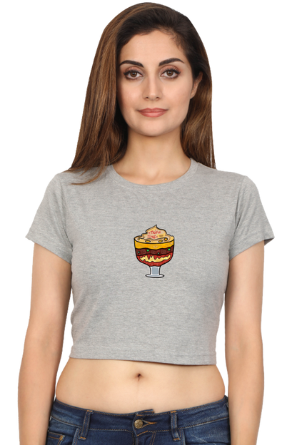 Trifle Time Women's Crop Top T-shirt