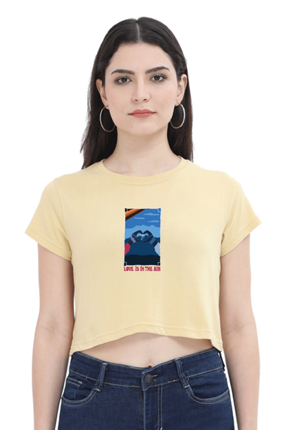 Love is in the Air Women's Crop Top T-shirt