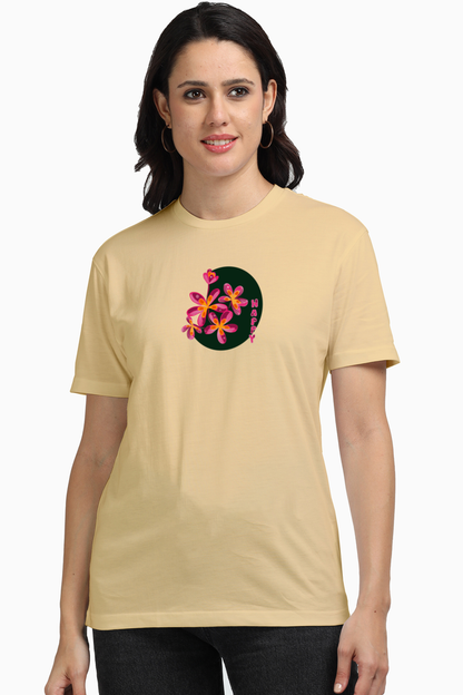 Plumeria Happy Women's Supima T-shirt