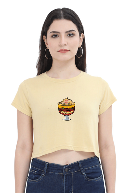 Trifle Time Women's Crop Top T-shirt