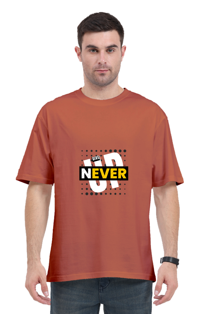 Never Give Up Oversized T-shirt