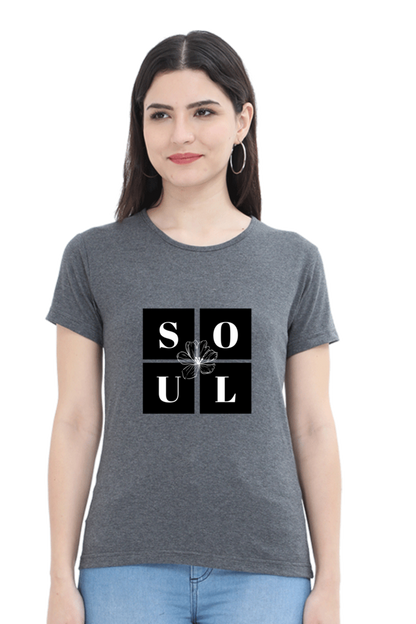 Soul Women's Rounded Neck T-shirt