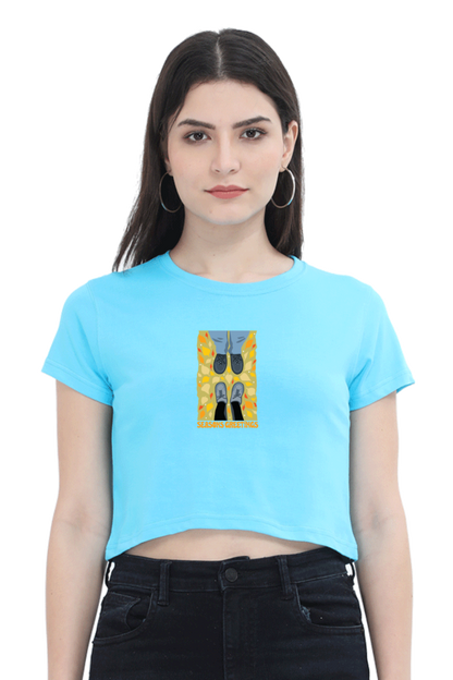 Seasons Greetings Women's Crop Top T-shirt