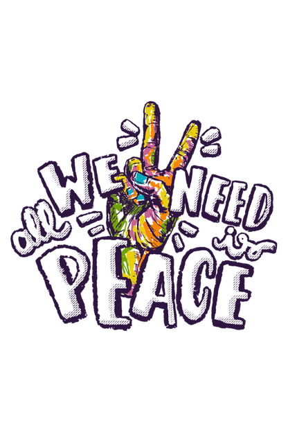 We Need Peace Oversized T-shirt