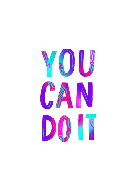 You Can Do It Women's Rounded Neck T-shirt