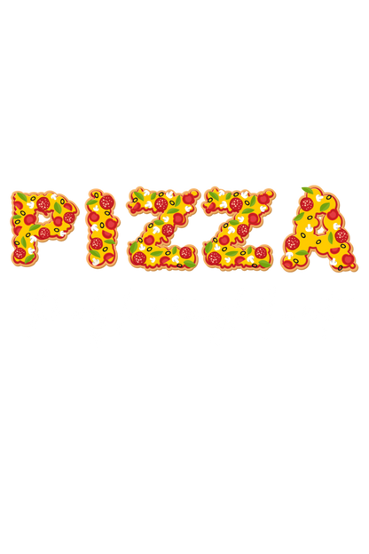 Pizza Love Triangle Women's Rounded Neck T-shirt
